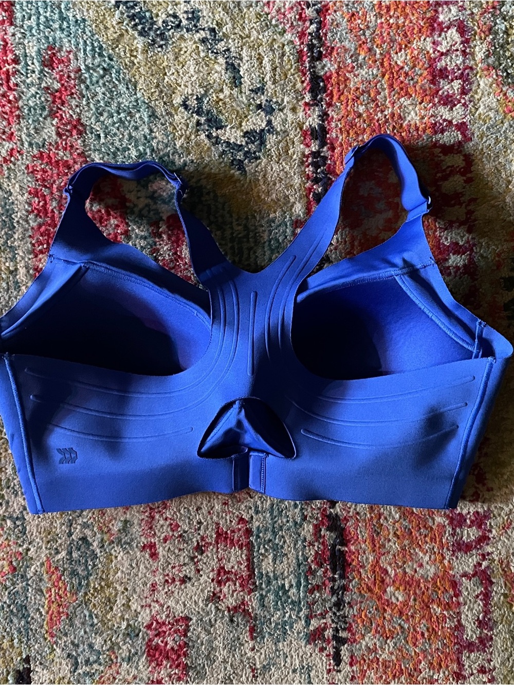 all in motion Cobalt Blue Padded Racerback Sports Bra - Picture 2 of 2